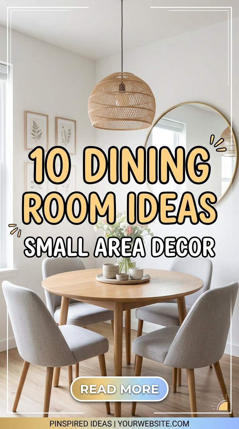 10 Dinning Room Ideas Small Area Decor