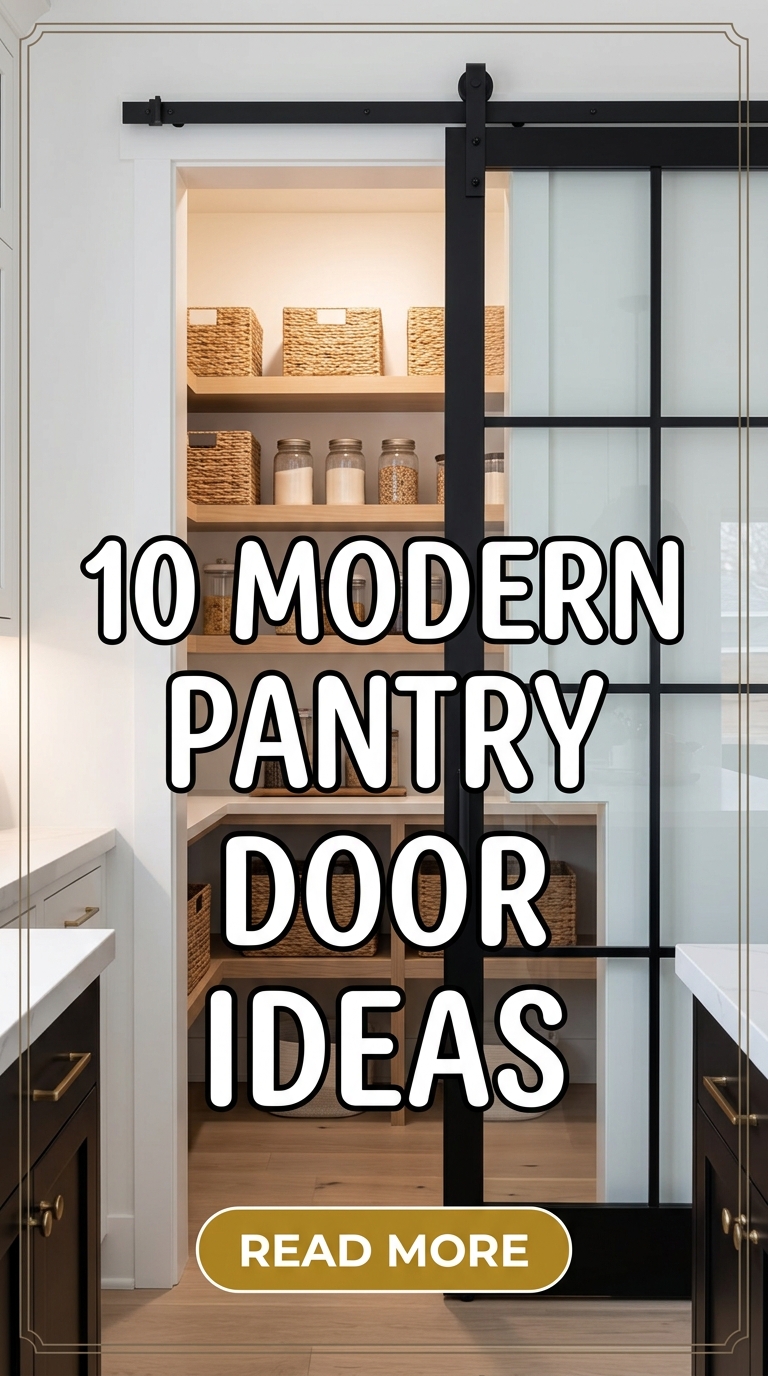 10 Modern Pantry Door Ideas