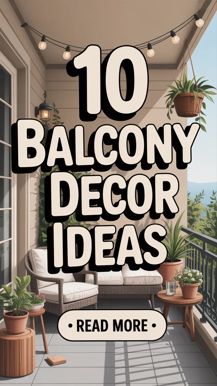 10 Balcony Decor Ideas